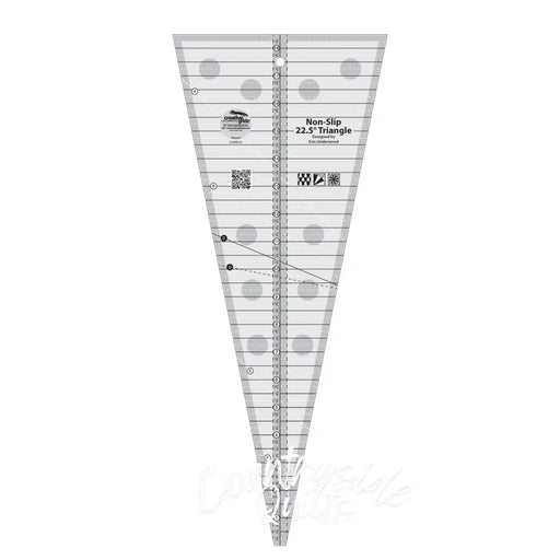 Creative Grids 22.5 Degree Triangle Quilt Ruler Notions