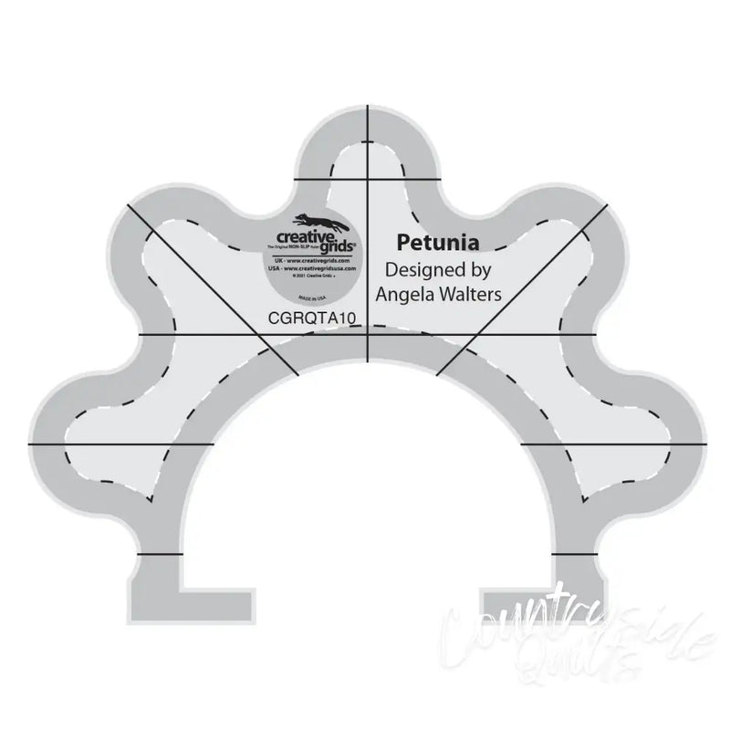 Creative Grids Machine Quilting Tool Petunia Notions
