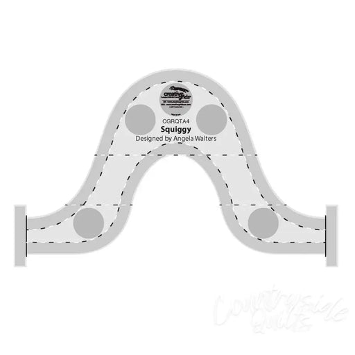 Creative Grids Machine Quilting Tool - Squiggy Notions