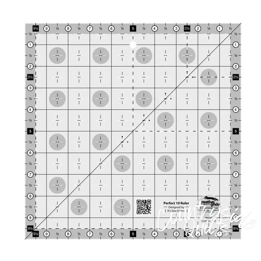 Creative Grids Perfect 10 Ruler Notions CDS-CGRPERF10