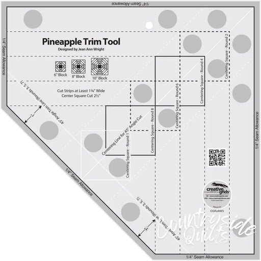Creative Grids Pineapple Trim Tool for 6 8 or 10in Finished