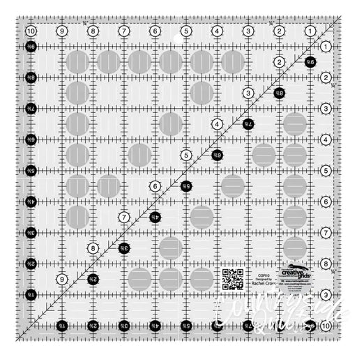 Creative Grids Quilt Ruler 10-1/2in Notions CDS-CGR10
