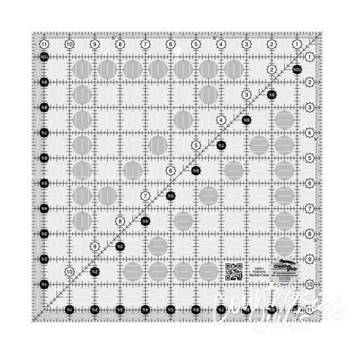 Creative Grids Quilt Ruler 11-1/2in x Notions CDS-CGR11