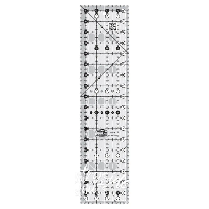 Creative Grids Quilt Ruler 4-1/2in x 18-1/2in Notions