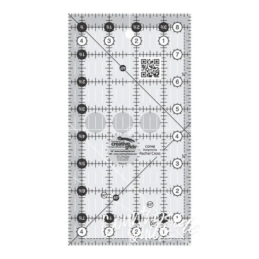 Creative Grids Quilt Ruler 4-1/2in x 8-1/2in Notions