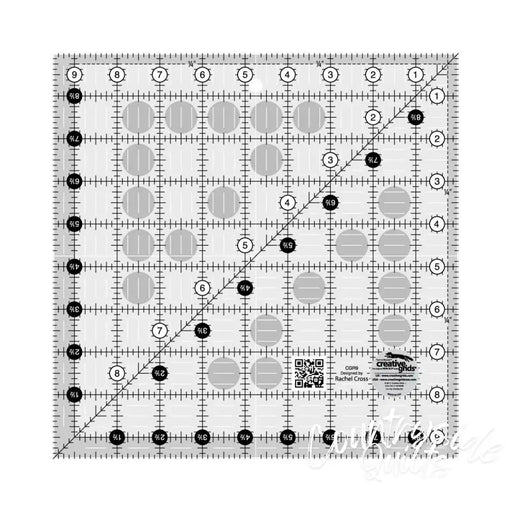 Creative Grids Quilt Ruler 9-1/2in Square Notions CDS-CGR9