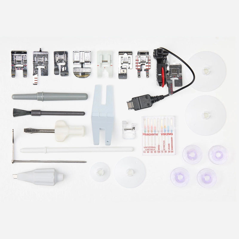 Husqvarna® Viking® Topaz™ 55Q Sewing Machine – CREATIVATE™ WiFi – JoyOS Advisor™ – 7” Touchscreen