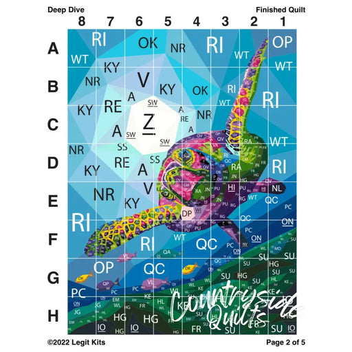 Deep Dive Quilt Kit QK036