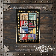 DOUBLE HOUR GLASS QUILT PATTERN Quilt Pattern 85035 3DQ6969