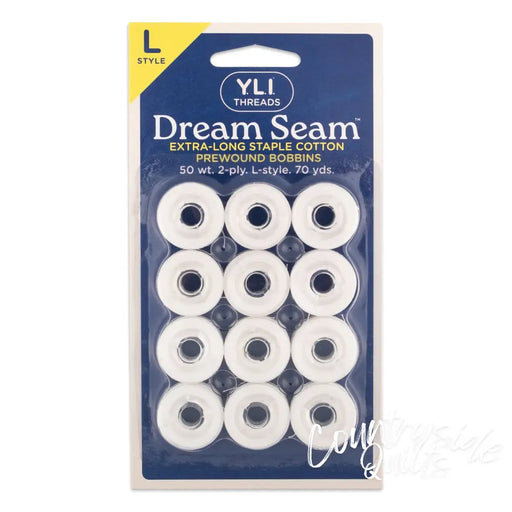 Dream Seam #301 - White L style Thread 12-4-301