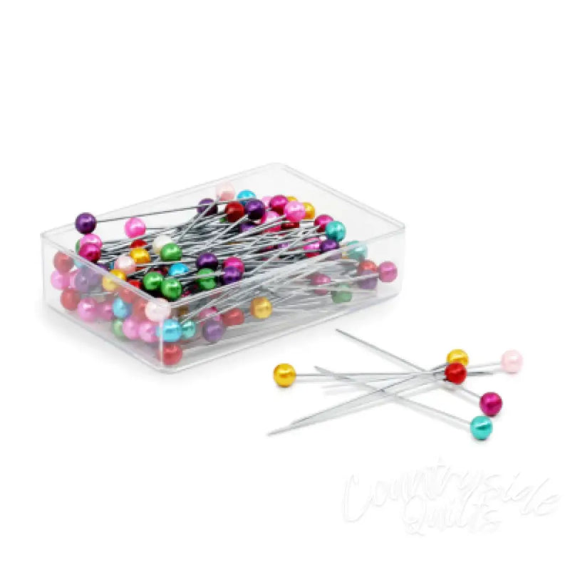 Dritz 1-1/2’’ Pearlized Pins Assorted 100 pc 3037