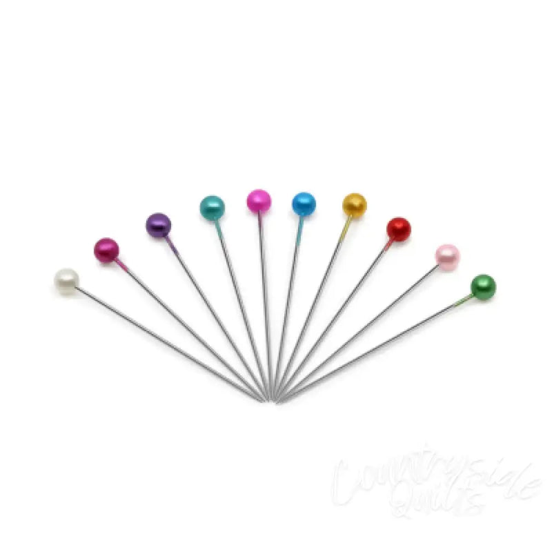 Dritz 1-1/2’’ Pearlized Pins Assorted 100 pc 3037
