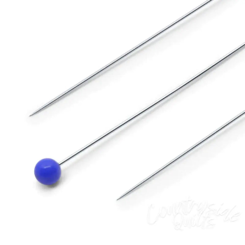 Dritz 1-3/8’’ Ultra-Fine Glass Head Pins Blue 150 pc 172
