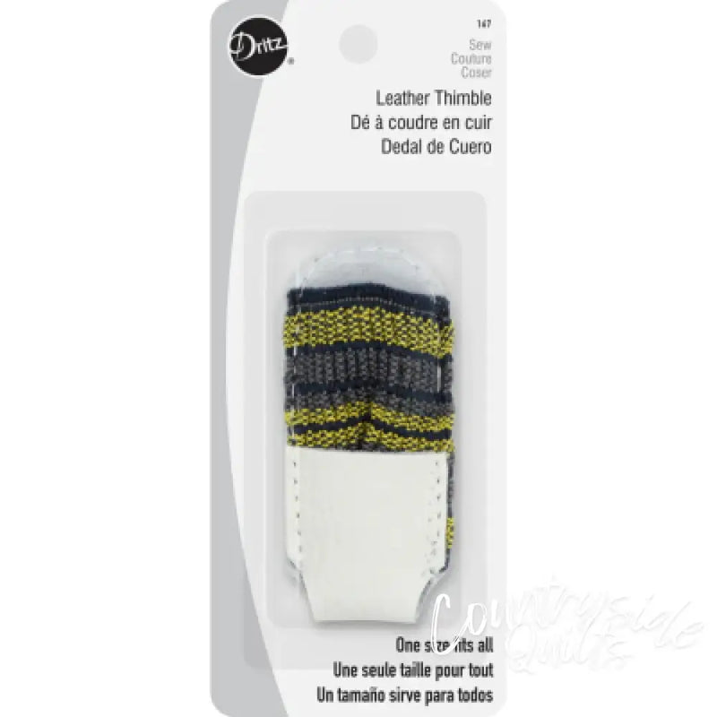 Dritz Adjustable Leather Thimble 167