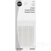 Dritz Crewel Hand Needles Size 2 12 pc 56C-2