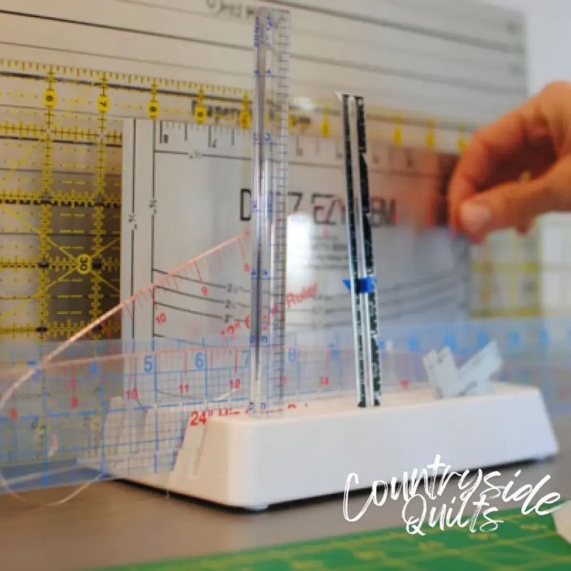 Dritz Plastic Ruler & Template Stand 10 Slots White 3143