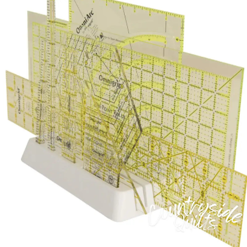 Dritz Plastic Ruler & Template Stand 10 Slots White 3143