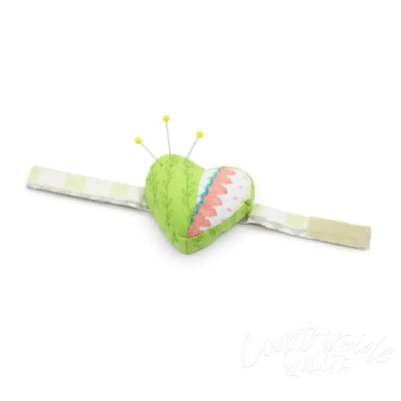 Dritz Quilting Heart Wrist Pin Cushion with Adjustable