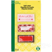 Dritz Sew-on Woven Quilt Labels Assorted 9 pc D3243