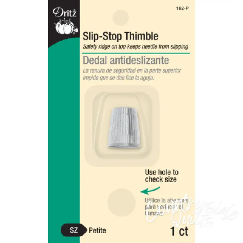 Dritz Slip-Stop Thimble Petite 162-P