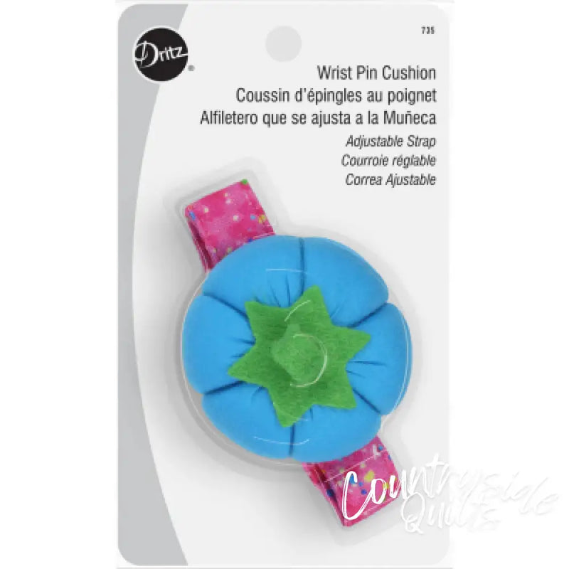 Dritz Wrist Tomato Pin Cushion with Adjustable Strap 735
