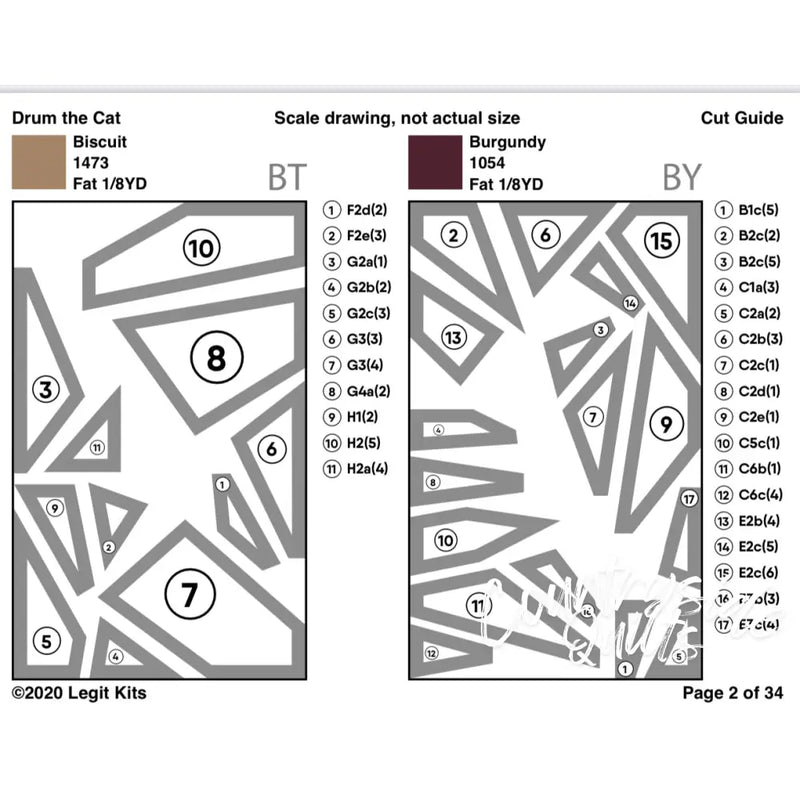 Drum the Cat Pattern PT013