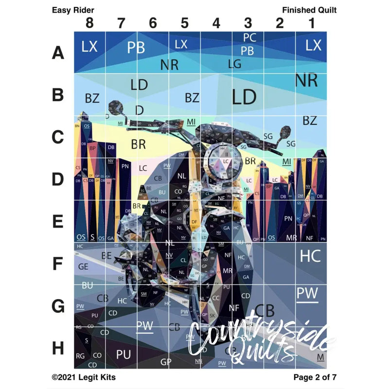 Easy Rider Pattern PT022