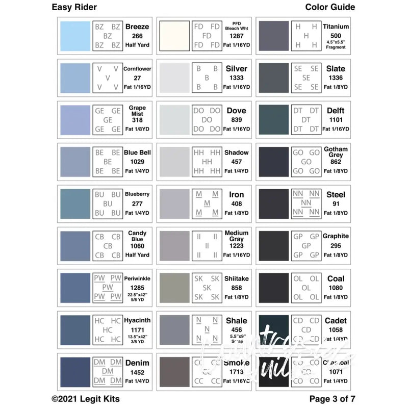 Easy Rider Pattern PT022