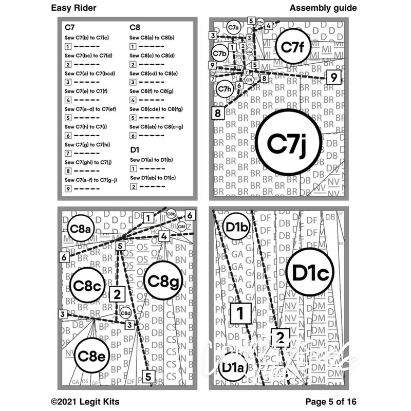 Easy Rider Pattern PT022