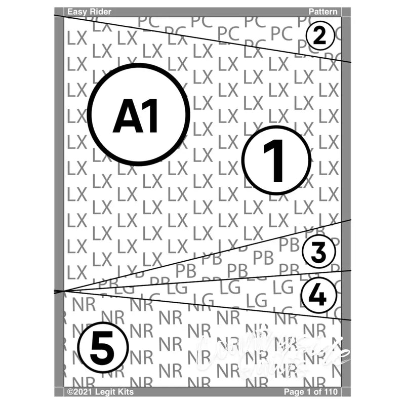 Easy Rider Quilt Kit QK022