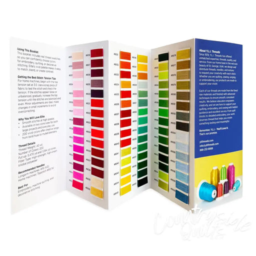 Elite Thread Color Booklet 19-9-1