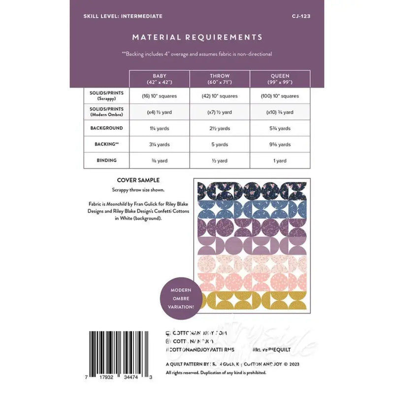 Fran Gulick Reverie Quilt Pattern 650698