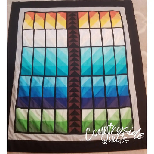 Great Panes Quilt Pattern featuring Triangles On A Roll