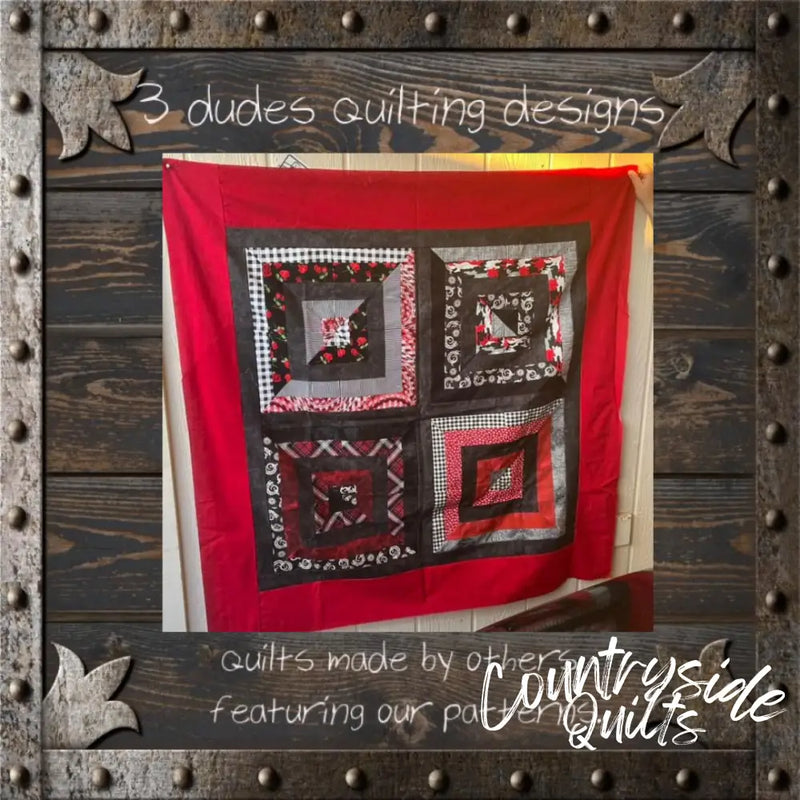 Half Square Stripes Sampler Quilt Pattern 85035 3DQ6966