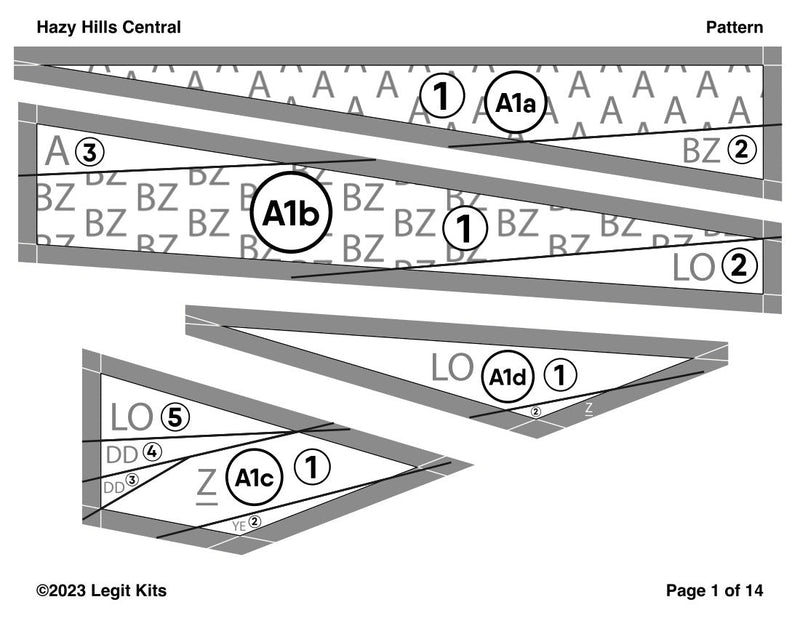 Hazy Hills Central Pattern