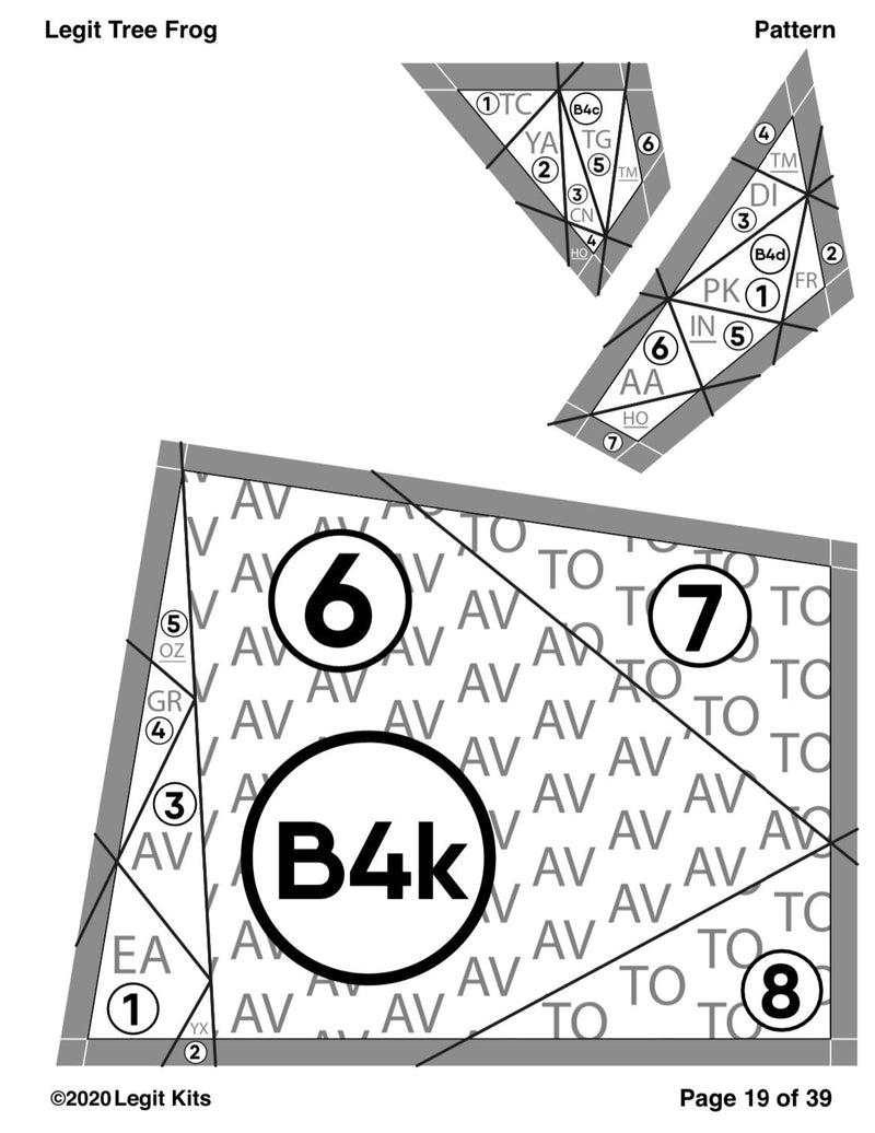 Legit Tree Frog Pattern
