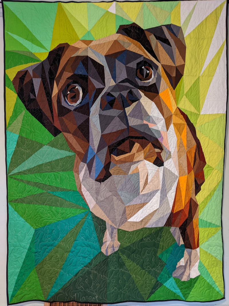 Margot the Boxer Quilt Kit