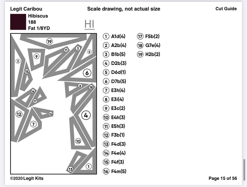 Legit Caribou Quilt Kit