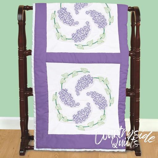 Jack Dempsey Lilacs Quilt Blocks 18’’ Block 961767