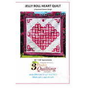 JELLY ROLL HEART QUILT Quilt Pattern 85035 3DQ6970