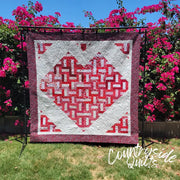 JELLY ROLL HEART QUILT Quilt Pattern 85035 3DQ6970