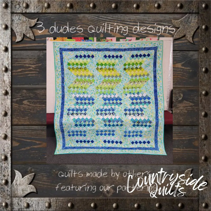 JELLY ROLL® SQUARES ON POINT Quilt Pattern 85035 3DQ6980