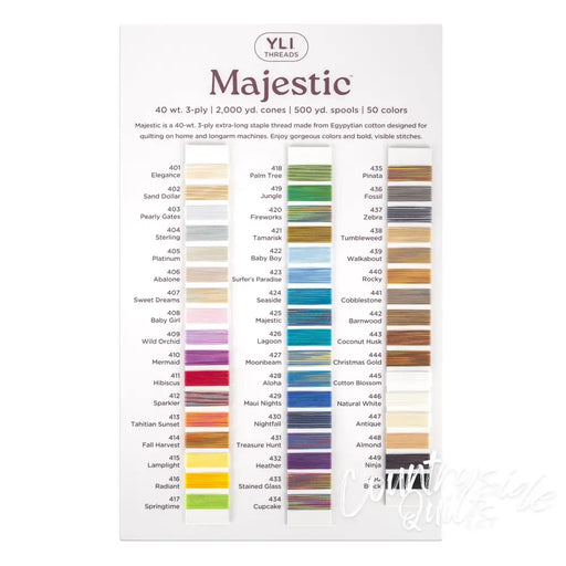Majestic Color Card Thread 11-9-1