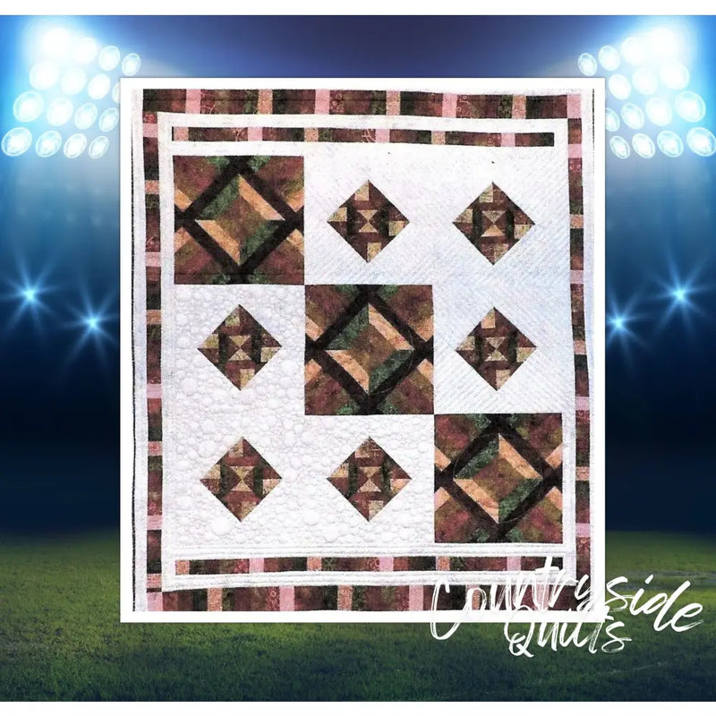 Modern Striped Squares Quilt Pattern 739406408782