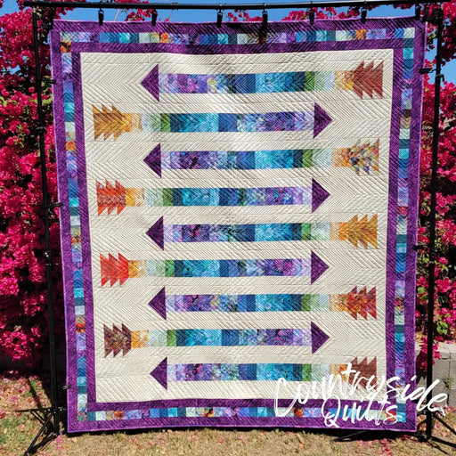 Nine Arrows Quilt Pattern 85035 3DQ6968