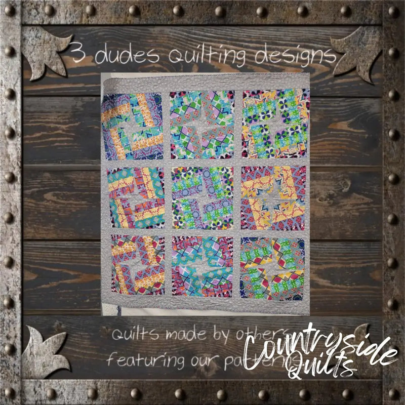 NINE STARS QUILT PATTERN Quilt Pattern 85035 3DQ6967