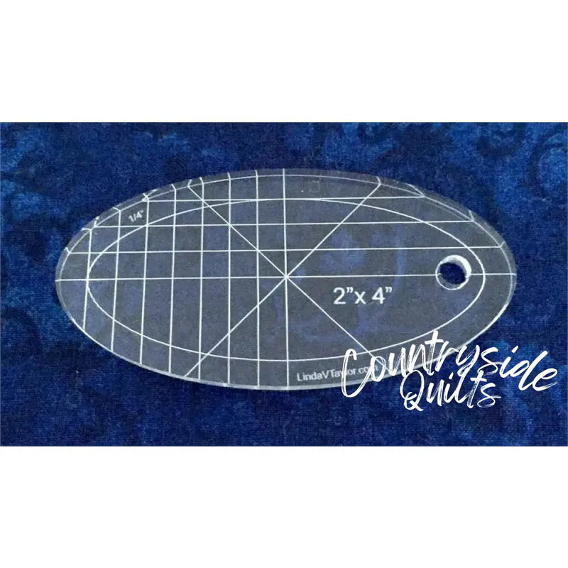 Oval Template 2’’ x 4’’ TMP-031