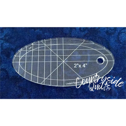 Oval Template 2’’ x 4’’ TMP-031