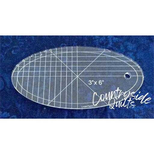 Oval Template 3’’ x 6’’ TMP-032
