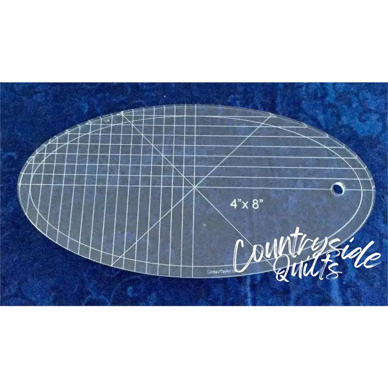 Oval Template 4’’ x 8’’ TMP-033